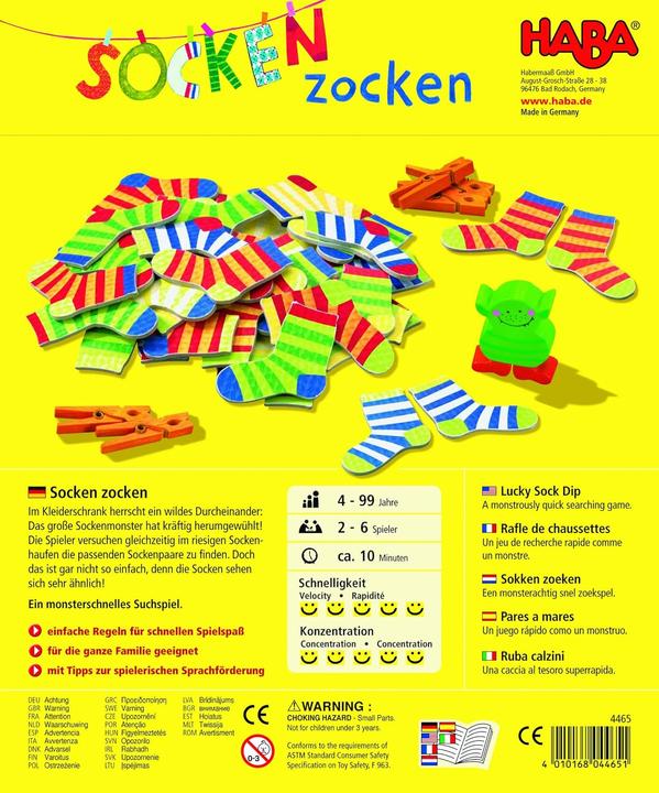 Actual product image Haba gamble socks (German)