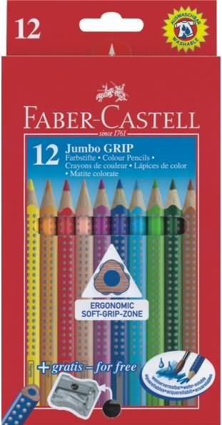 Immagine prodotto Faber-Castell impugnatura jumbo (Multicolore, 12 x)