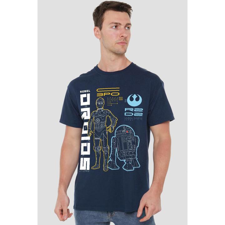 Image du produit Star Wars - T-shirt REBEL DROIDS - Homme (3XL)
