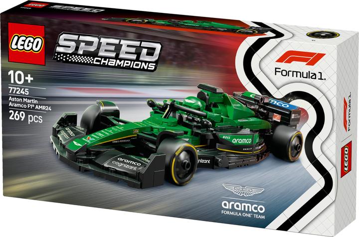 Produktbild LEGO Aston Martin Aramco F1 AMR24 Rennauto (77245, LEGO Speed Champions)