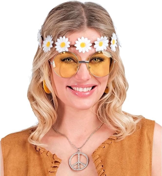 Image du produit Widmann Hippie Haarband Blumen Margeriten