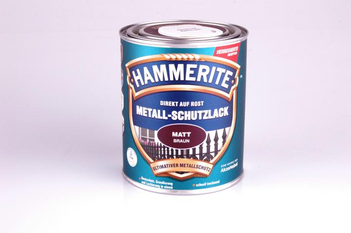 Immagine prodotto Hammerite Lacca protettiva in metallo marrone opaco (750 ml, Marrone)