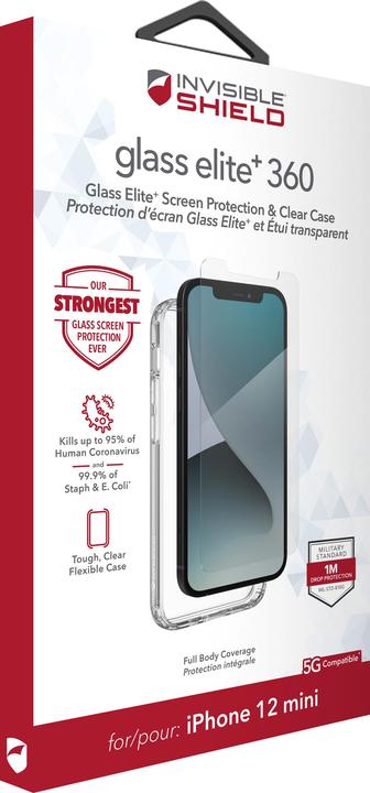 Image du produit Zagg InvisibleShield Glass Elite+ 360 (Apple iPhone 12 mini)