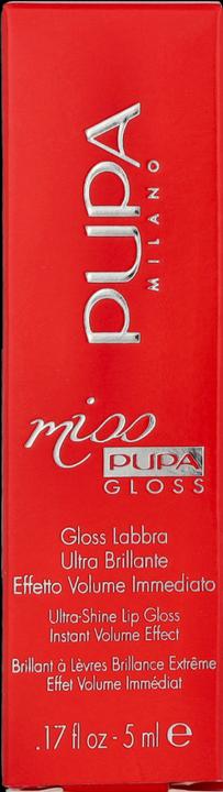 Actual product image Pupa Milano Miss Pupa Gloss crystal glass (020033A100)