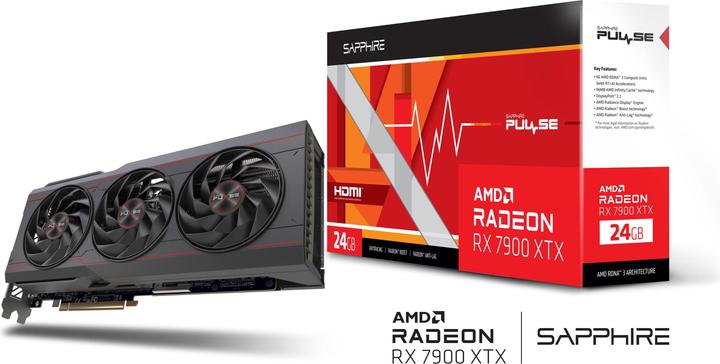Image du produit Sapphire Radeon RX 7900 XTX Pulse (24 Go)