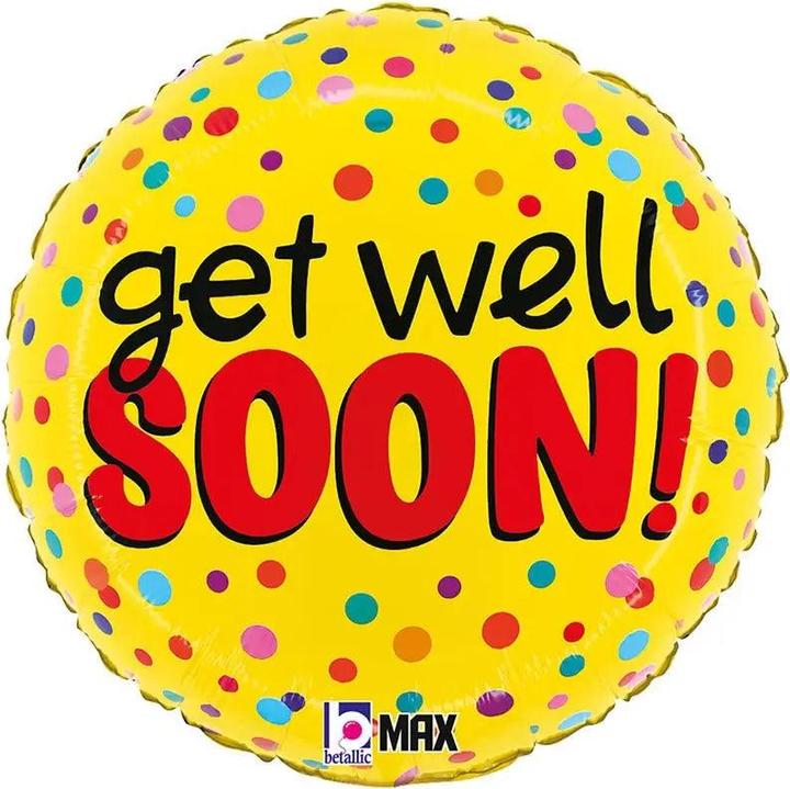 Produktbild Grabo Balloons XL Get Well Soon Blumen Ballon