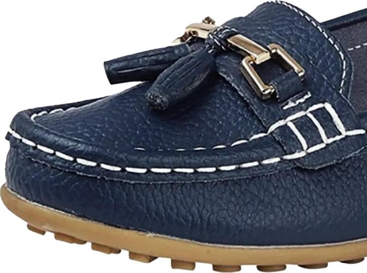 Actual product image Boulevard Womens/Ladies Action Leather Saddle Loafers (39.5)