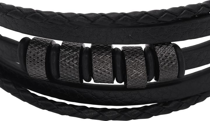 Image du produit Heideman Bracelet en cuir Casper (Acier inoxydable, Cuir)