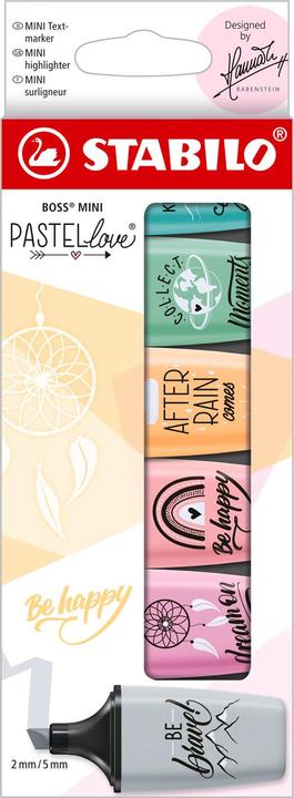 STABILO Pastel Love 2.0 (6 colours, 5 mm, 6 x)