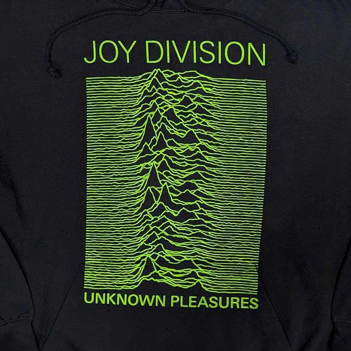 Actual product image Joy Division Unisex Adult Unknown Pleasures Hoodie (XL)