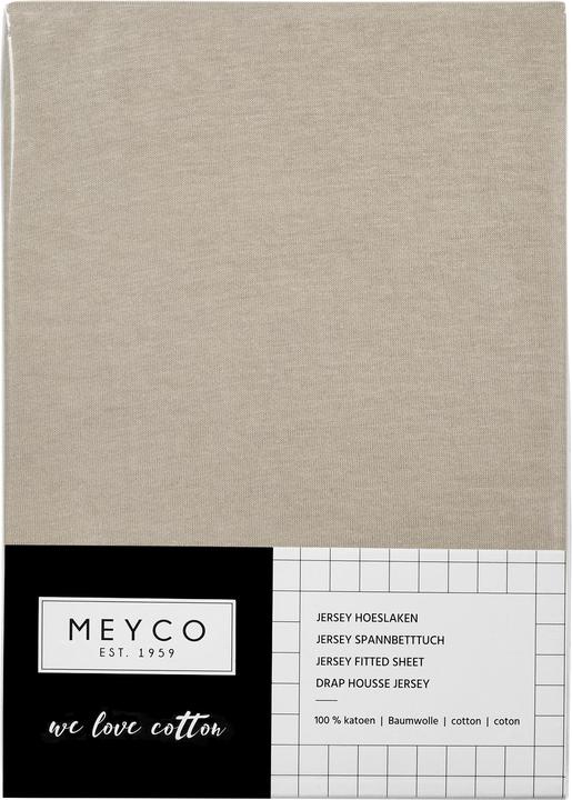 Valori nutrizionali e ingredienti Meyco lenzuolo fitted in jersey 60x120 sabbia