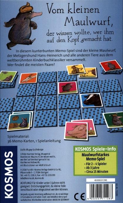 Produktbild Kosmos Vom kleinen Maulwurf, der wissen wollte… (Deutsch)