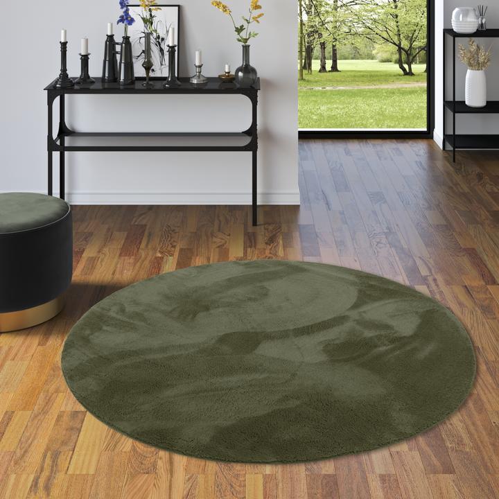Image du produit Pergamon Tapis de luxe en fourrure Super Soft Pearl Rond (120 x 120 cm)