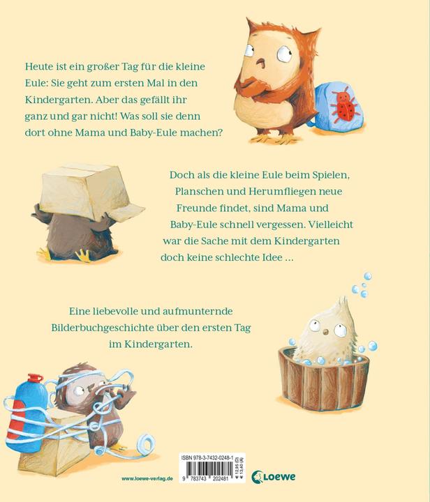 Actual product image Die kleine Eule kommt in den Kindergarten (German, Debi Gliori, 2019)