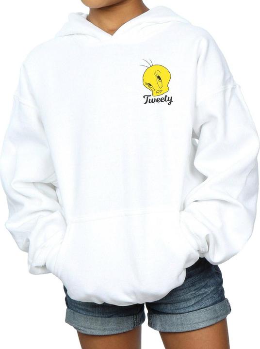 Actual product image Looney Tunes Girls Tweety Pie Head Hoodie (128)