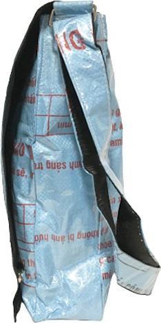 Immagine prodotto Bekos Upcycling - Borsa per studenti ricavata da sacchetti di cibo per pesci riciclati, blu