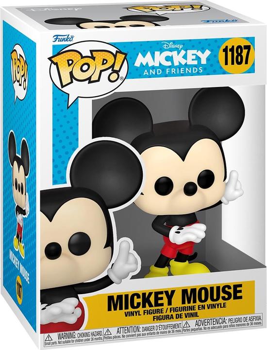 Image du produit Funko POP! Disney Mickey & Friends : Mickey Mouse (1187)