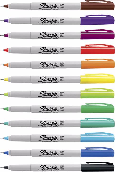 Actual product image Sharpie Ultra Fine (Multicoloured, 0.30 mm, 12 x)