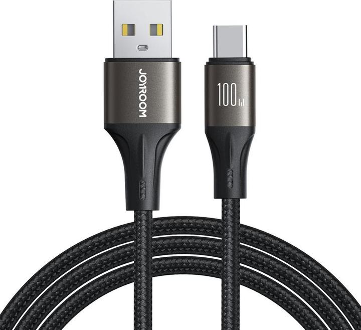 Immagine prodotto Joyroom Cavo di trasferimento rapido USB-A / USB-C Light-Speed ​​ SA25-AC6 100 W 2 m - Nero (2 m)