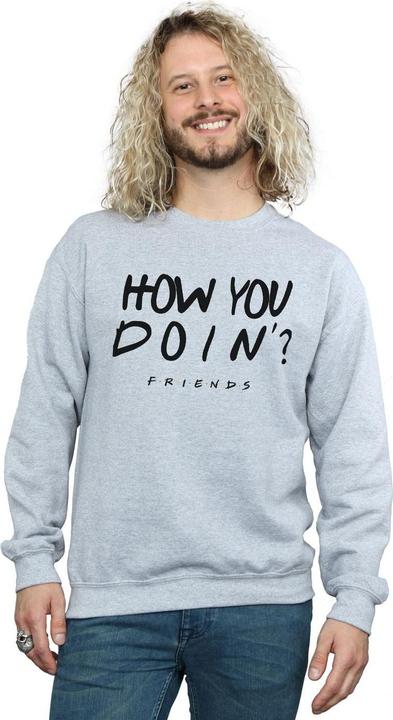 Actual product image Friends Mens How You Doin? Sweatshirt (XXL)