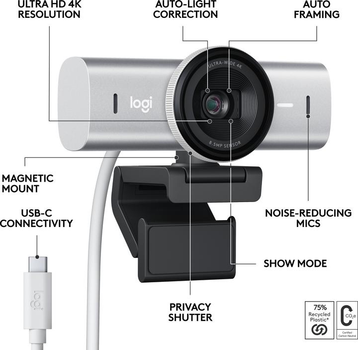Produktbild Logitech MX Brio 705 (8.50 Mpx)