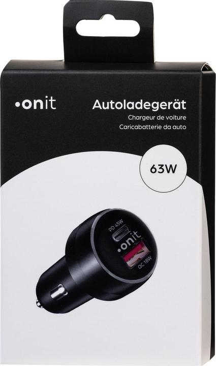 Image du produit Onit Autoladegerät Dual 63 W PD, Stromanschluss Seite A