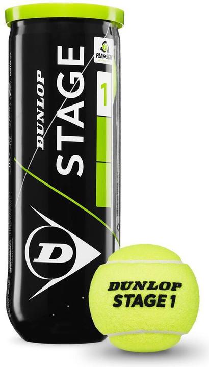Dunlop Tennisball Stage 1 Grün 3