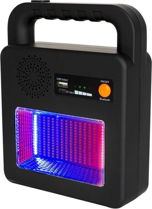 Immagine prodotto Wellcraft Lampada di emergenza solare a LED con power bank e altoparlante Bluetooth inclusi