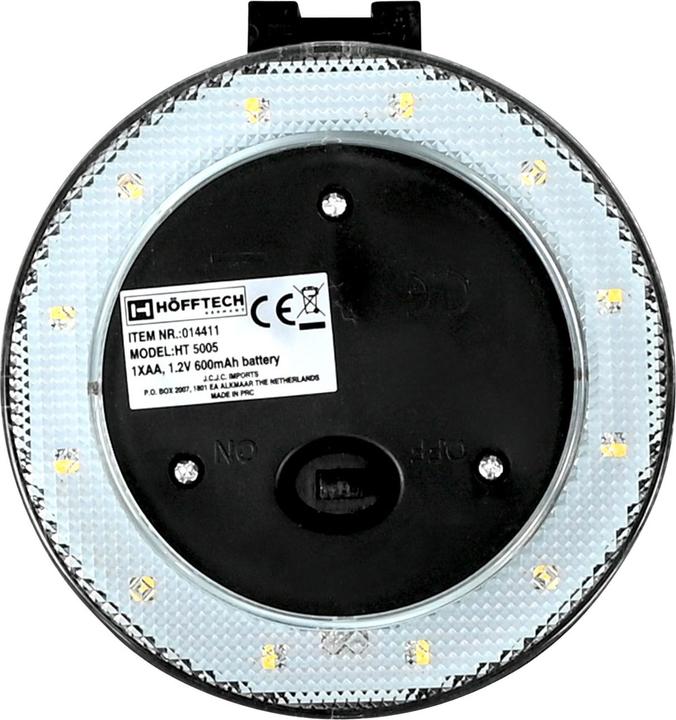 Produktbild ProPlus 4er-Set Solar-Wandleuchte, rund, schwarz (IP44)