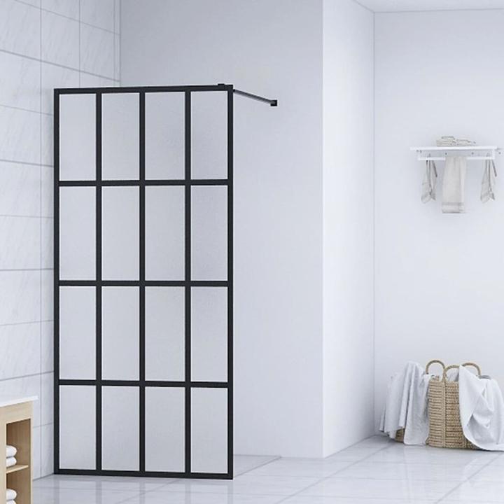 Mattweiss (Glas) + Schwarz (Profile)