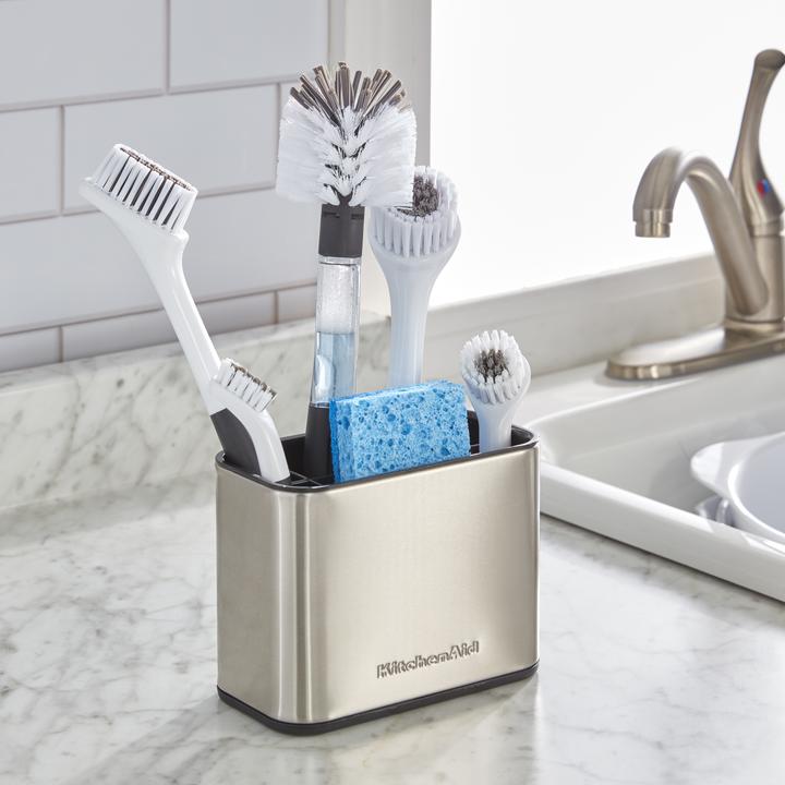 Image du produit KitchenAid Ka Caddy Brosse D'évier En Acier Inoxydable