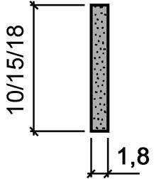Produktbild Intumex Aufschäumstreifen LXSK (Anthrazit)
