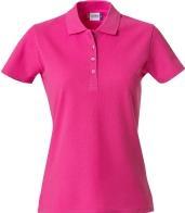 Image du produit Clique Polo femme Basic 028231, coton, cerise, taille XL (XL)