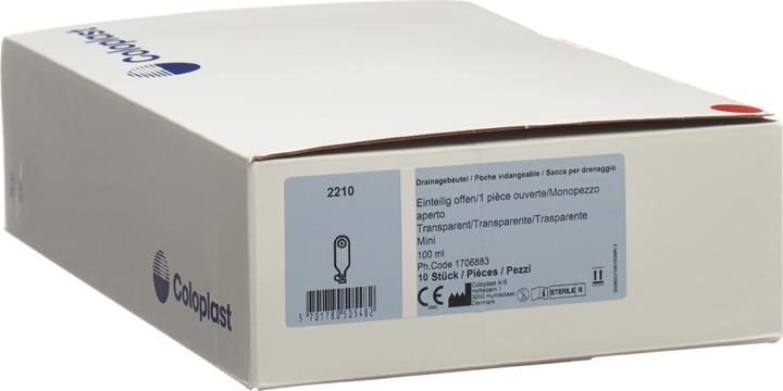 Image du produit Coloplast Drain 5-38mm 100ml ouvert st 10