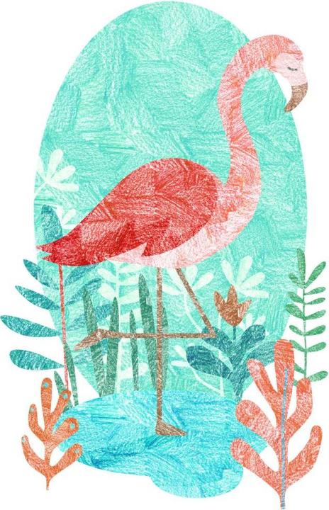 Actual product image Trenddeko The flamingo (40 x 62 cm)