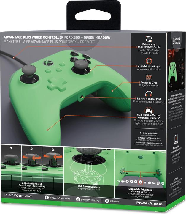Produktbild PowerA ADVANTAGE PLUS - Controller (Windows, Xbox One S, Xbox Series X)