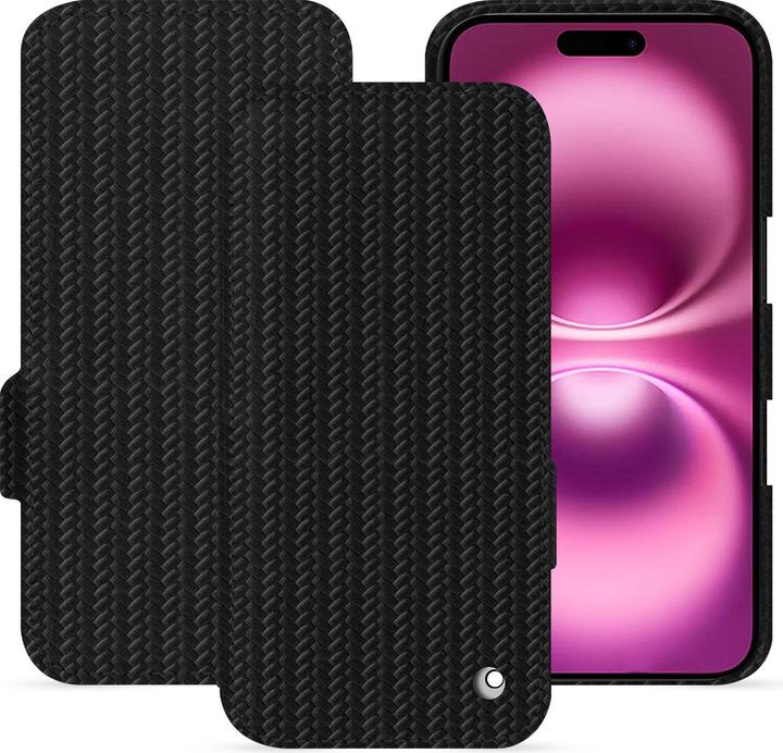 Noreve Horizontal leather flap shell (Apple iPhone 16 Plus)
