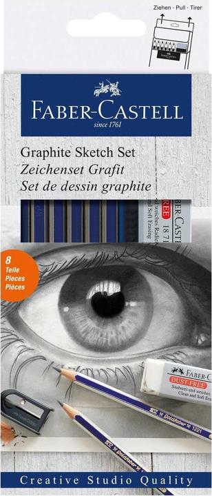 Produktbild Faber-Castell GOLDFABER - Bleistift Zeichenset (4B, 2B, 6B, HB, B, 2H, 6 x)