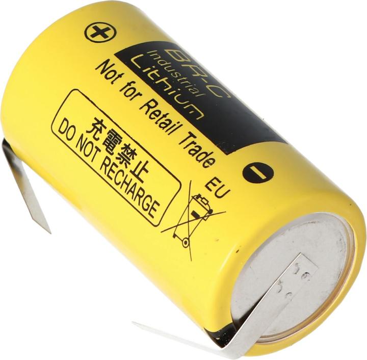 Immagine prodotto Panasonic Batteria BR-C Lithium Battery Baby con alette di saldatura a forma di U (1 pz., Specifico del dispositivo, 5000 mAh)
