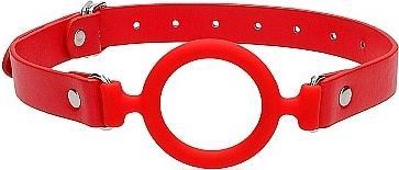 Immagine prodotto Ouch! Gag ad anello in silicone - con cinghie di cuoio