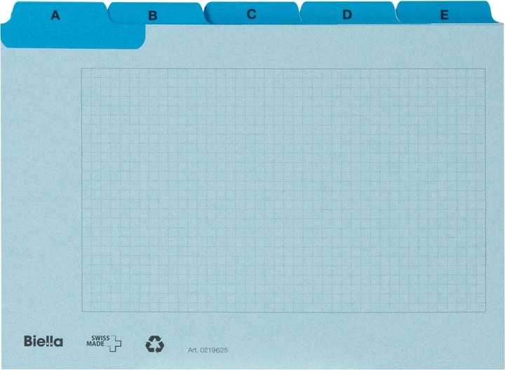 Actual product image Biella Index guide cards A6 (A6, 450 g/m², 25 x)