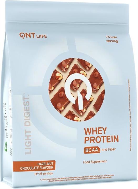 Actual product image QNT Light Digest Whey Protein (Hazelnut, 1 pcs., 500 g)