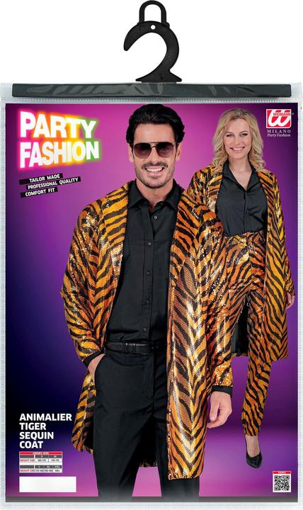 Produktbild Widmann Pailletten Mantel im Tigermuster (XXL)