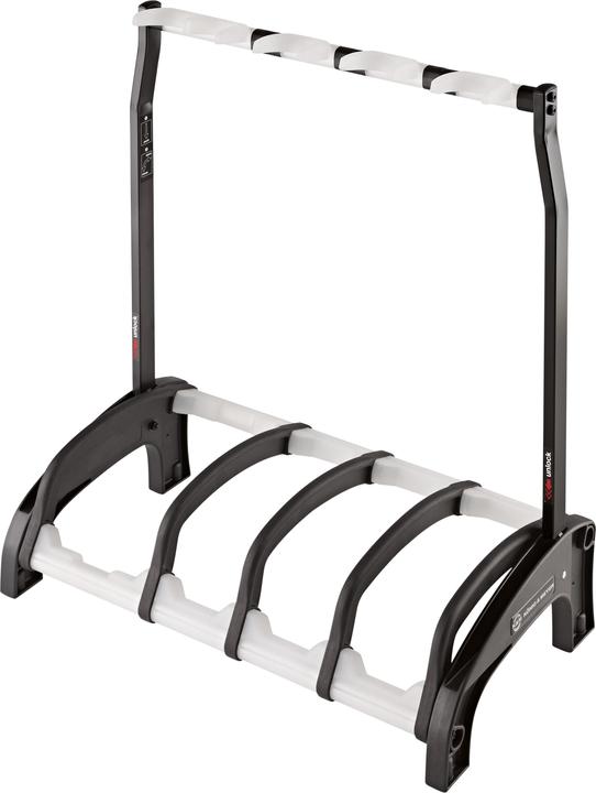 Actual product image K&M 4-way guitar stand "Guardian 3+1 (Guitar, Bass, Electric guitar)