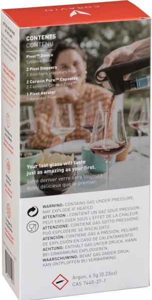 Actual product image Coravin Pivot Plus (Wine pourer)