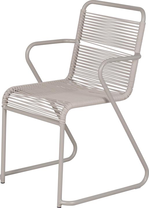 Produktbild Fiam LIDO STUHL MIT ARMLEHNE - 4er Pack TAUPE - ALUMINIUM