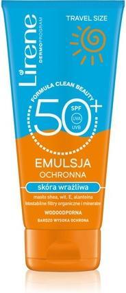 Immagine prodotto Lirene Emulsione solare protettiva per pelli sensibili Spf 50+ 90Ml (Crema solare, SPF 50+, 90 ml)
