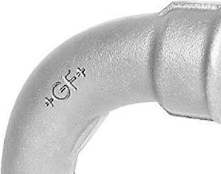 Georg Fischer GF+ Bogen 90 Temperguss Nr.1 2 " IG x 2 " AG