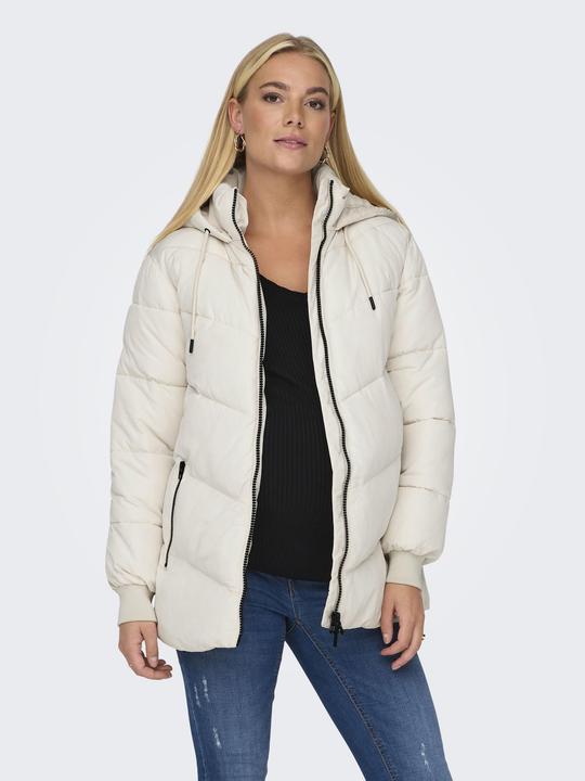 Actual product image Only Maternity Hooded Maternity quilted jacket Quilted coat (M)