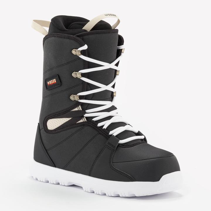 Dreamscape Men’s Comfortable, Flexible Snowboard Boots SNB 100 - Black